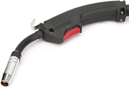 Miniatura 8 de Antorcha de soldadura MIG 14AK MB14 con protección de gas CO2, 6.6 ft, se adapta a corriente 160A200A, negro, acero inoxidable