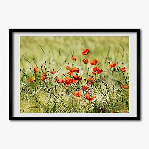 Cadre de peinture 70x50 cm Tulup en bois MDF contre les murs vides