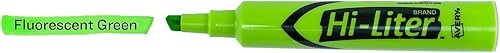 Miniatura 9 de HI-LITER Avery 24020 - Resaltador de escritorio, punta de cincel, color verde, 12 unidades cada uno/DZ