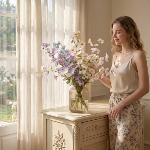 Fleurs sauvages artificielles multicolores pour décoration intérieure