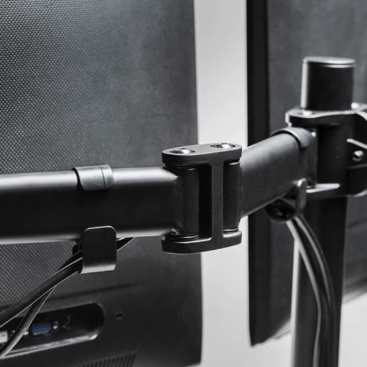 Image of Fully Pole-Mounted Monitor Arm - 2 Monitors