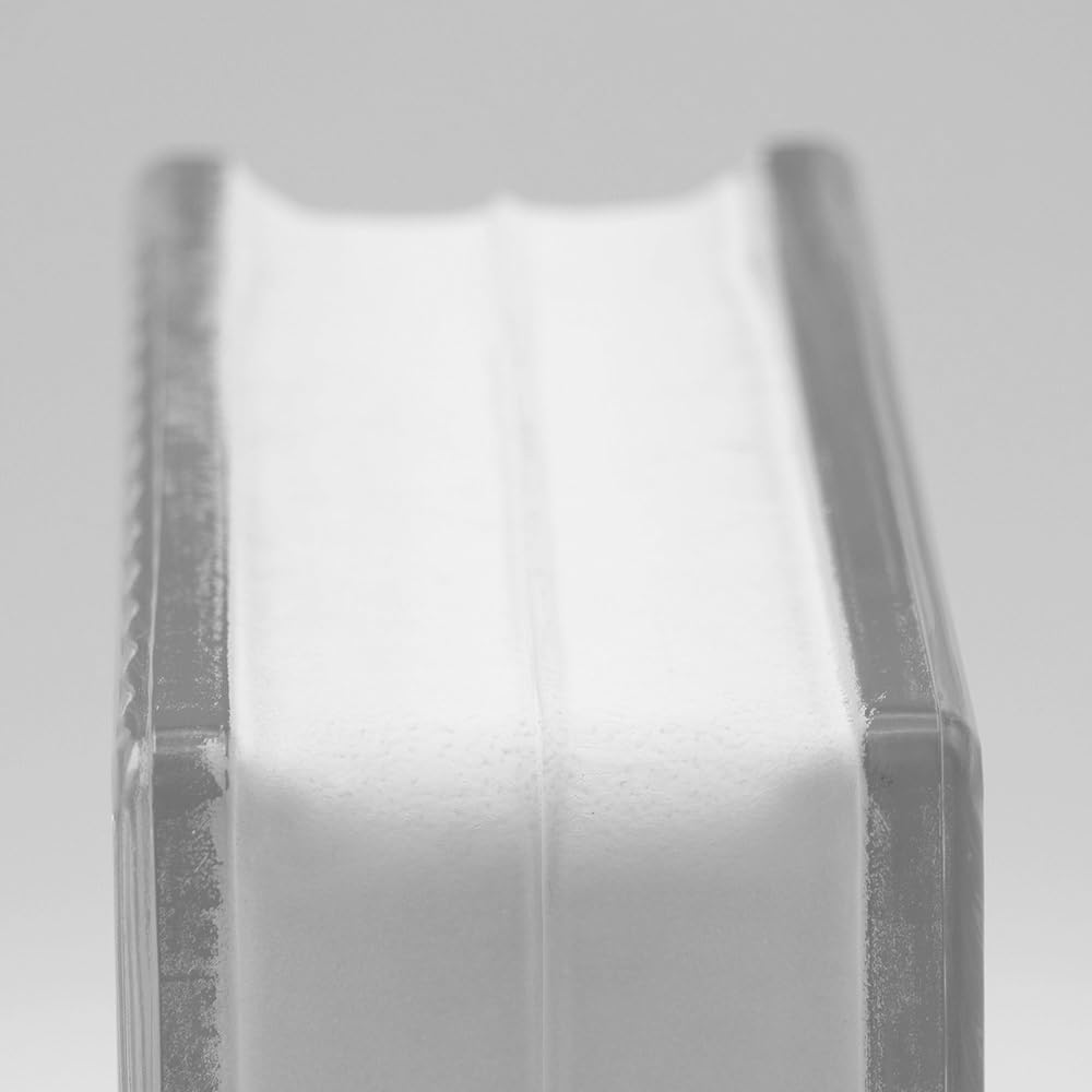 Podstawowy szklany klocek pełny widok, 19 x 19 x 8 cm - 6 sztuk