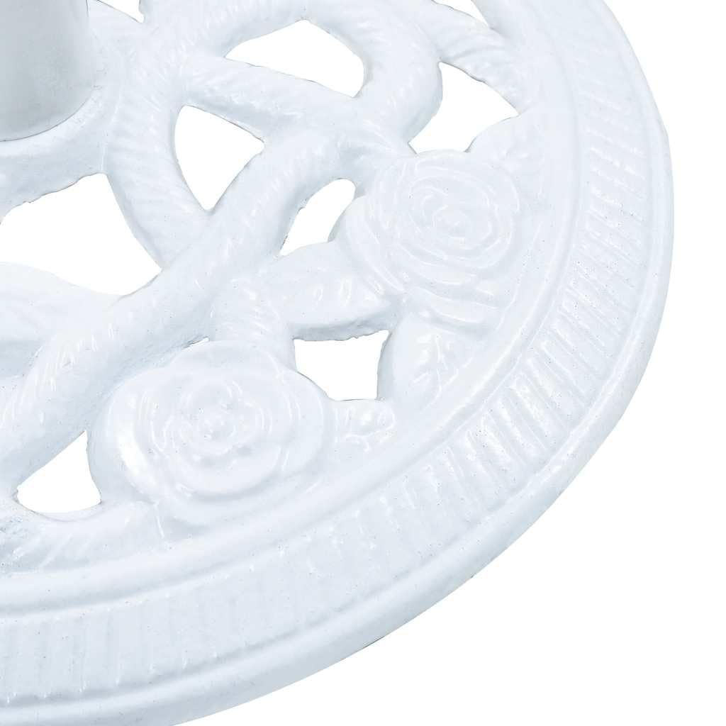 Base de sombrilla (hierro fundido, 9 kg, 40 cm, para mástiles 35/38/48 mm, soporte para sombrilla resistente y estable con botón de sujeción ajustable para diámetros 32/34/38 mm, ahorro de