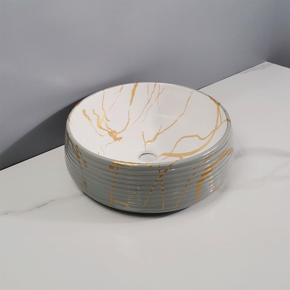Umywalka Nablatowa Do Łazienki, Okrągła Umywalka Artystyczna, Umywalka Ceramiczna Do Domu, Umywalka Hotelowa, Umywalka Ceramiczna Nablatowa, Umywalka Łazienkowa Nablatowa