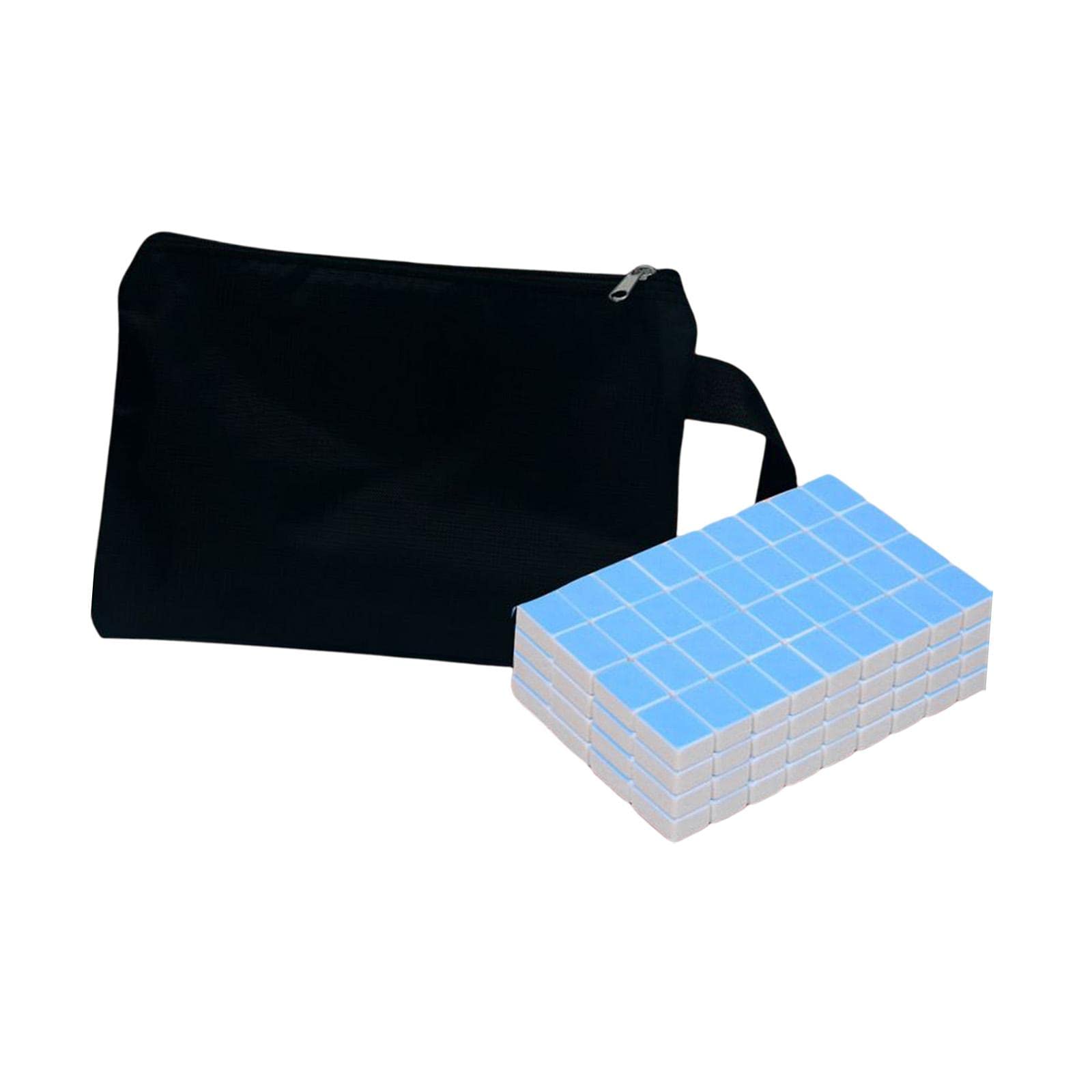 Mah Jong Chinesisches Mahjong Set Enthält 144 Steine Tragbares Gesellschaftsspiel mit Aufbewahrungsbeutel Und Tischdecke für Zuhause Feierlichk, Blau