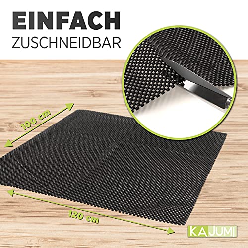 Foto von Kajumi – Universelle Antirutschmatte [120x100cm] – Zuschneidbare Antirutschmatte für Teppich, Auto, Küche – Teppich Antirutschunterlage