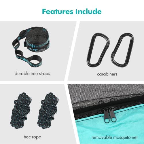 Hängematte mit Moskitonetz von FE Active für Camping und Outdoor