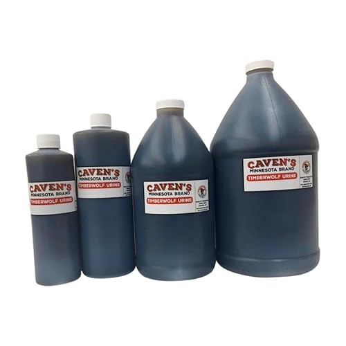 Pure Timberwolf Urine - Caven's Minnesota Brand Lure Trailing Scent Choose Size (Gallon Jug)