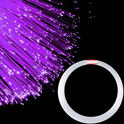 FIREWORK Câble fibre optique brillant en plastique PMMA 1,5 mm Rouleau de 50 m Pour