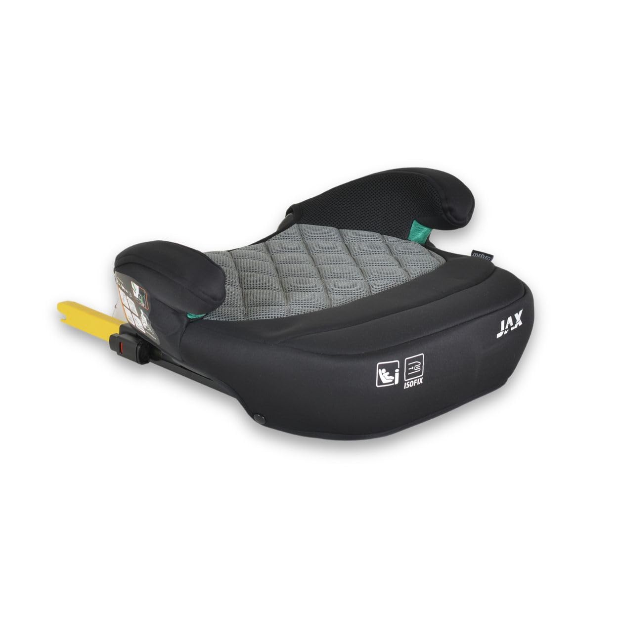Cangaroo siège enfant rehausseur Jax i-Size 125-150cm groupe 3 Isofix Top Tether, coloris:gris
