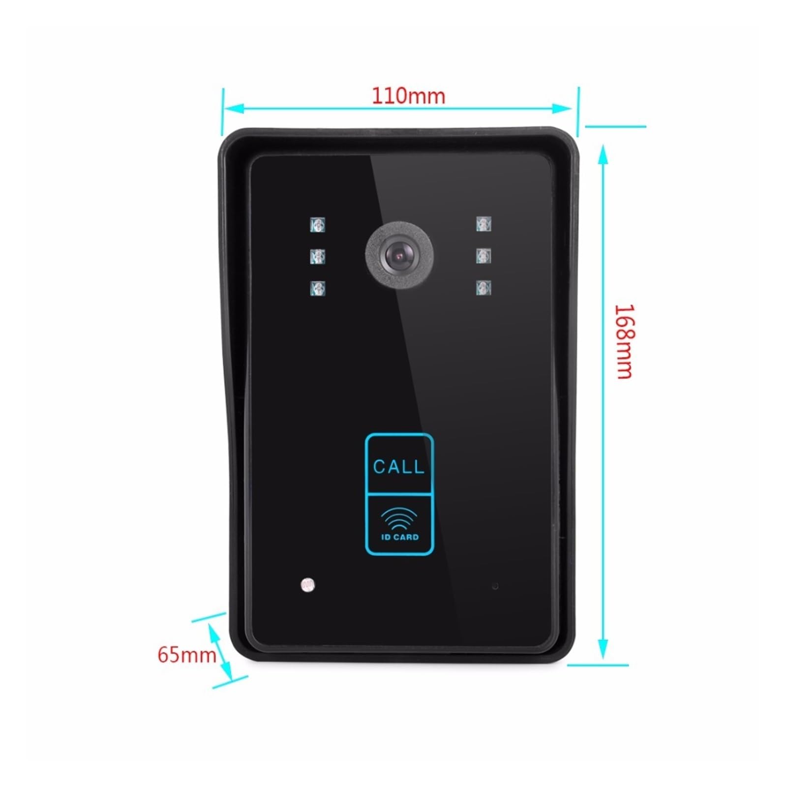 7-calowy Kolorowy Wideodomofon TFT LCD Dzwonek Do Drzwi Telefon Dwukierunkowy Z RFID Instalacja W Mgnieniu Oka(A KIT)