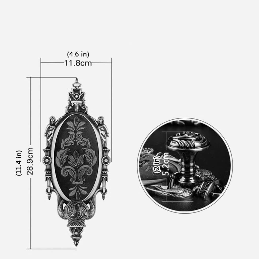 Fermatenda Fiori Perle Fermatende Decorativi Con Fiori Di Perle - 2 Pezzi, Oro Lucido, Diametro 13 Cm - Per Tende Senza Forare Pareti Decorazione Tende Perle