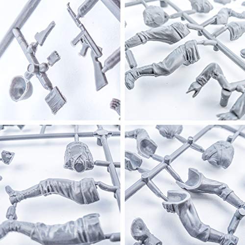 Modélisme en plastique Seconde Guerre mondiale : kit militaire miniatures pour diorama