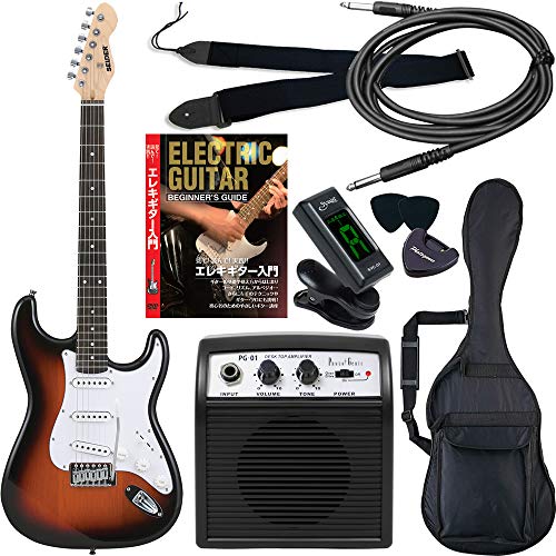 SELDER セルダー エレキギター ストラトキャスタータイプ サクラ楽器オリジナル ST-16/SB 初心者入門リミテッドセット