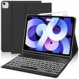 ❤[ 7 Farben & 3 Beleuchtete Ebenen] - Die beleuchtete Tastatur hat 7 RGB LED Leuchtfarben und 3 Beleuchtungsstufen, es dauert 3 Stunden für eine volle Ladung. Das kontinuierliche Arbeitszeiten ohne Beleuchtung beträgt bis zu 100 Stunden und mit Beleuchtung 10 Stunden. Sie können auch die Hintergrundbeleuchtung ausschalten um Energie zu sparen, wenn die Umgebung hell ist.