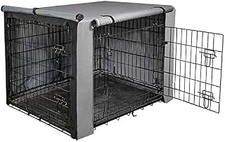 yotache Dog Crate Cover for 42" Large Double Door Wire Dog Cage, Lightweight