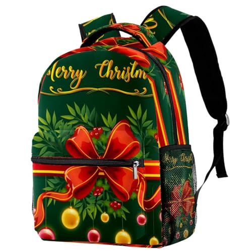 Sac à dos de voyage décontracté imprimé Noël pour les sorties de weekend