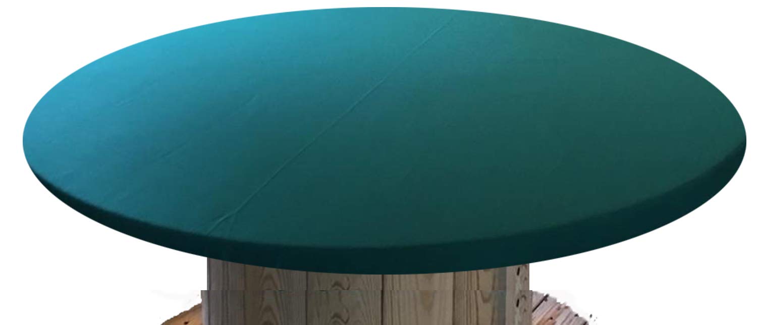 Poker Table Top - Premium Velvet Table Cover - Felt Poker Tablecloth Upgrade for 36, 48. Or 60 Inch Round Tables (Green, 36 inch Round)