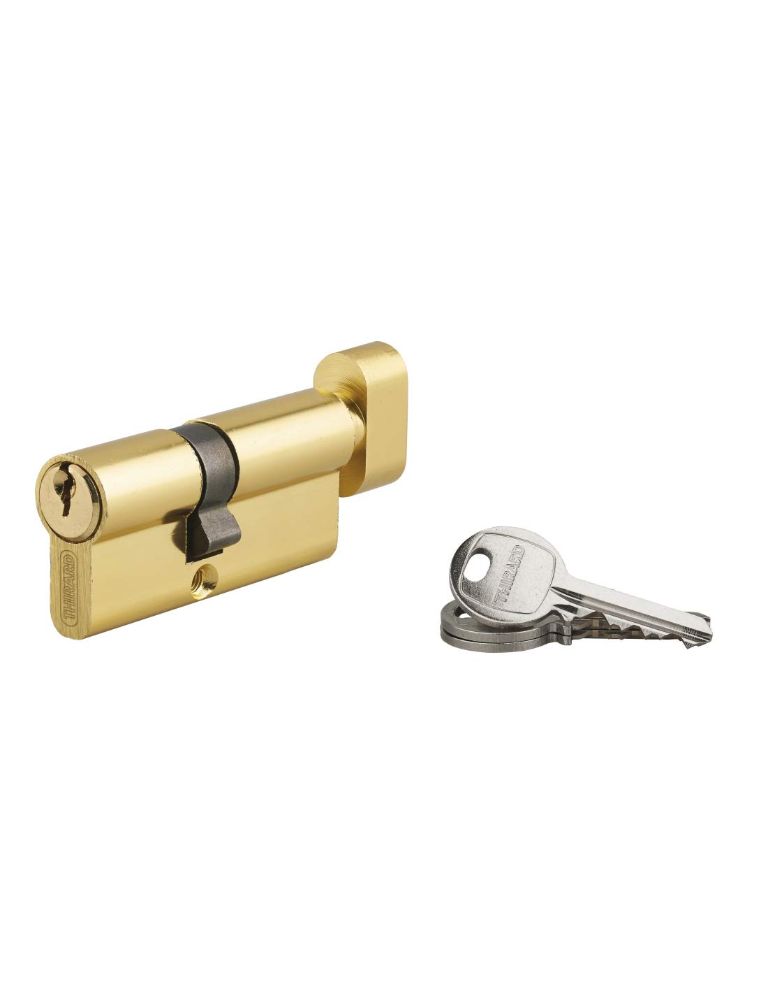 THIRARD - Cylindre PROFILE ECO Bouton 40 x 30 mm laiton