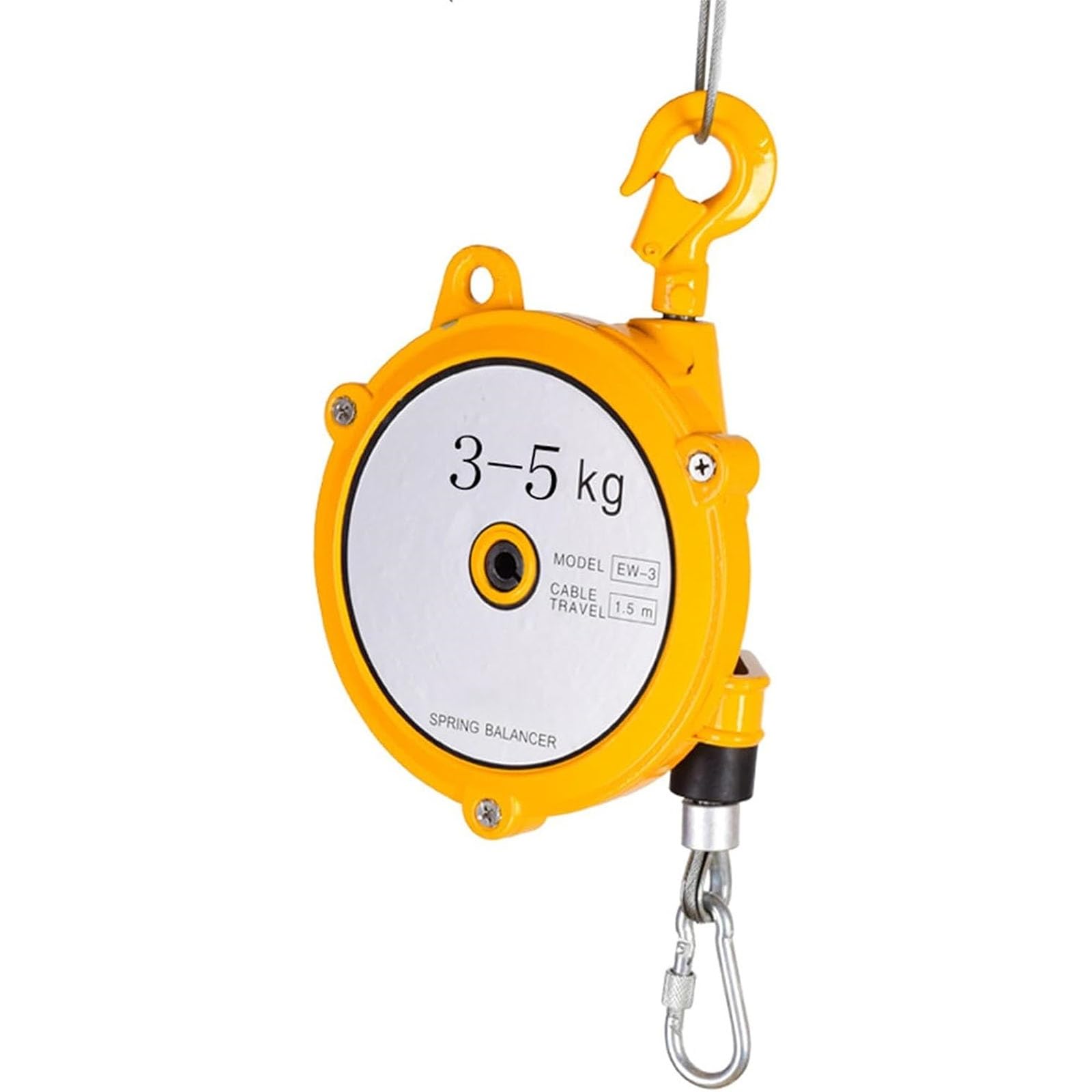HYQOUKLR Telescopic Spring Balancer, Retractable Spring Balancer With Self-Locking Hook And 1-80kg Load Capacity(3-5kg)