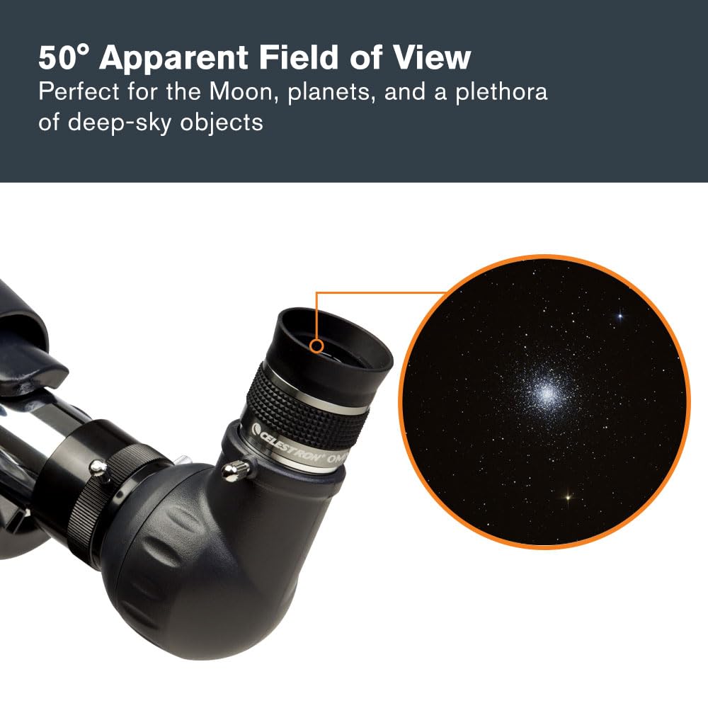 Celestron 93320 Omni Series 1.25 inch / 15mm Eyepiece, Black/Silver