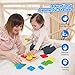Coogam Wooden Sorting Stacking Montessori Toys, Shape Color Recognition Blocks Matching Puzzle, Fine Motor Skill Educational Preschool Learning Board Game Gift for Kids