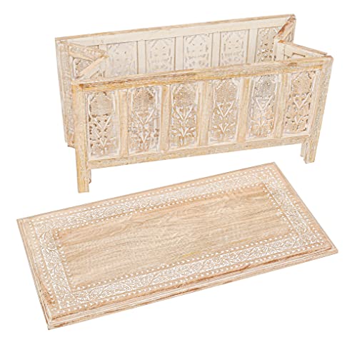 Rectangular-Wooden-Coffee-Table-Vintage-Coffee-Table-Wood-Modern-Wooden-Coffee-Table-Center-Tables-Living-Room-Side-Table-for-Magazines-Books-and-Plants-36×18-Inch-White-Wash Rectangular Wooden Coffee Table Vintage Coffee Table Wood Modern Wooden Coffee Table Center Tables Living Room Side Table for Magazines Books and Plants 36×18 Inch White Wash