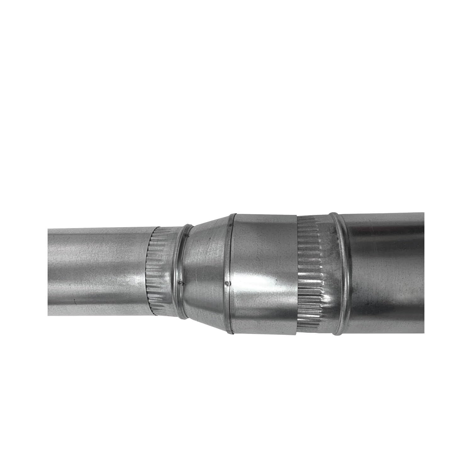 Reducción para chimeneas en Acero Galvanizado - Serie Lisa - 350 a 300 mm