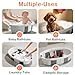 Collapsible Baby Bathtub - Large Baby Bath Tub with Thermometer & Cushion | Travel Portable Newborn Infant Bathtub | Foldable Toddler Bathtub for Baby 0 to 36 Months (Grey)