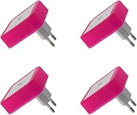 Vista 13 de Othmro ABS L62 × W62 × H40 Luz nocturna enchufable luz cálida LED Navidad bombilla luces de cama con sensor automático de atardecer a amanecer