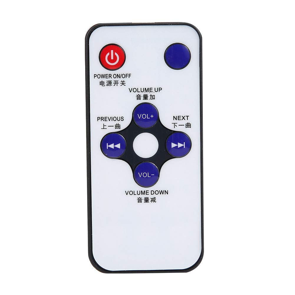 Naroote Alarma de Sirena de Bocina de Incendio Impermeable de 12-24 V con Control Remoto y USB para Uso Industrial