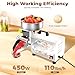 JINHZIXIU 450W Electric Tomato Strainer Commercial Tomato Milling Machine Stainless Steel Tomato Press and Strainer 50 Kg/H Food Strainer and Sauce Maker for Tomato Strawberry and Blueberry Sauce