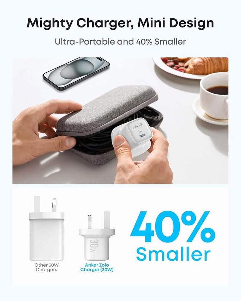 Anker 30W Fast Wall Charger with...