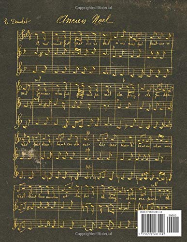 8.5x11 vintage ephemera black & gold music sheet scrapbook paper for crafts & scrapbooking embellishments 20 old pattern 2 decorative parchment design ... kit pattern collection for gift wrapping image 3