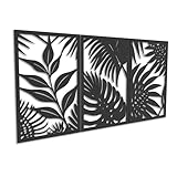Kajaro   Tableau Decoration Murale Salon XXL   Ensemble de 3 Pièces, Modernes Deco Salon ou Deco Chambre   Deco Murale Design   1200x600 mm, les Feuille n°2 + Tableau Supplémentaire