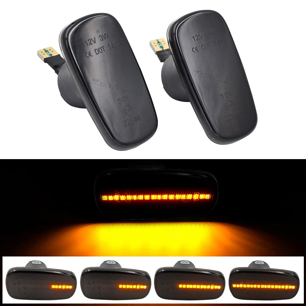 Amazon.com: Dynamic Sequential Amber LED Side Marker Light