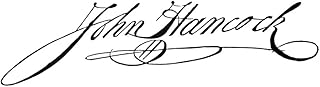John Hancock (1737-1793) Namerican Merchant And Revolutionary Statesman Autograph Signature Poster Print by (18 x 24)