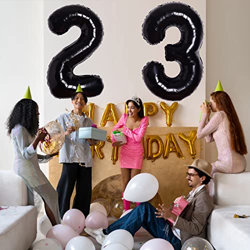 40 Inch Black Number 6 Balloon Large Size Jumbo Digit 6 Mylar Foil Helium Black Balloons For 6Th Birthday Party Boys Girls Celebration Decors 6 Years Old Anniversary Photo Shoot For Kids Gift #TOP4