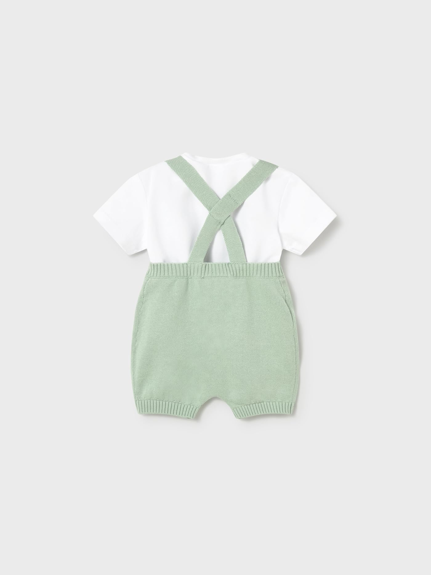 Mayoral Conj. Peto Tricot y Camiseta para bebé niño Alga