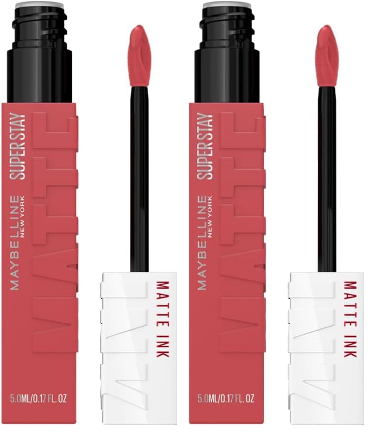 Image of Maybelline New York Super Stay Matte Ink Liquid Lipstick, 170 Initiator (Pack of 2)