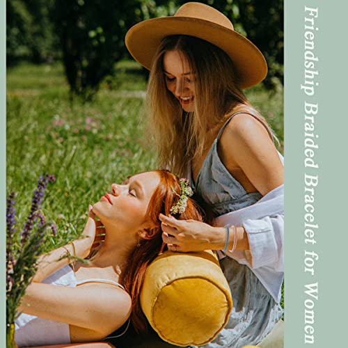 MOZAKA 30Pcs Woven Wrap Friendship Bracelets for Women Men Adjustable Colorful String Wrist Cord Handmade Friendship Braided Ankle Bracelets Party Favors3