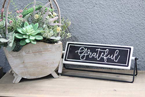 PARISLOFT 2 Sided Metal Tabletop Decor - Image 4