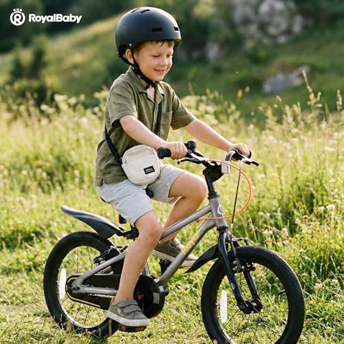 Image of RoyalBaby EZ-Pro Kids Bike, Lightweight Aluminum 2-in-1 Balance to Pedal Bike with One-Key Switch, 14 16 18 20 Inch for Age 3-10 Years