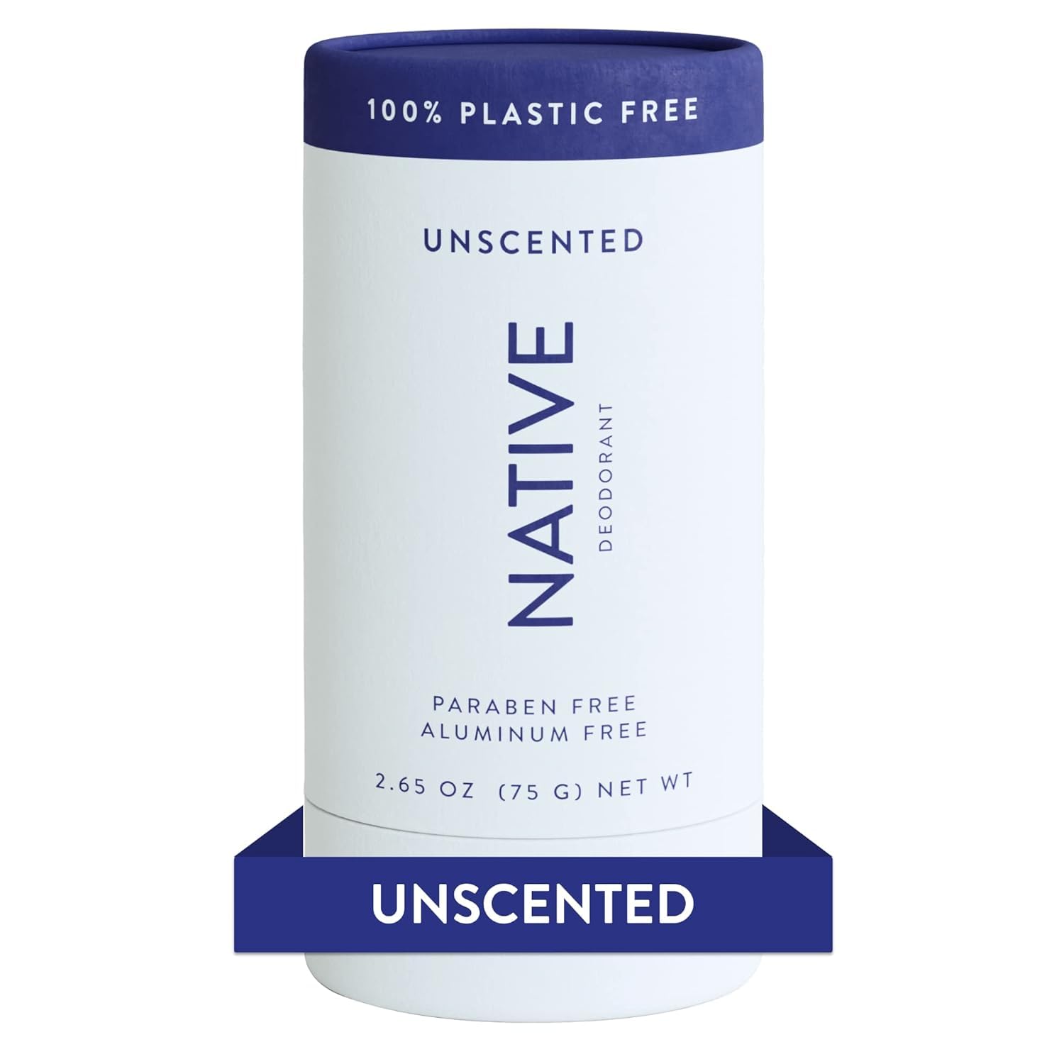 Native Plastic Free Deodorant Contains Naturally Derived Ingredients, 72 Hour Odor Control | Deodorant for Women and Men, Aluminum Free with Baking Soda, Coconut Oil and Shea Butter | Unscented Native Plastic Free Deodorant Contains Naturally Derived Ingredients, 72 Hour Odor Control | Deodorant for Women and Men, Aluminum Free with Baking Soda, Coconut Oil and Shea Butter | Unscented