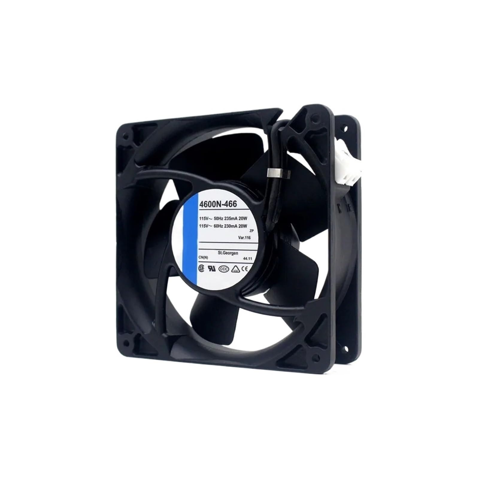 Ventilateur silencieux 115V 20W à haut débit d'air pour serveurs de données