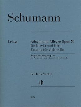 ADAGIO ET ALLEGRO OP. 70 VERSION VIOLONCELLE PIANO