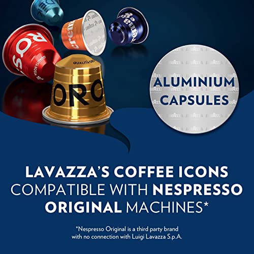 Image of Lavazza Crema E Gusto Classico, Aluminium Nespresso Compatible Coffee Capsules | Pack Of 30 | Intensity 12 | 57 Gram