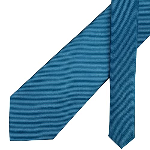 Image of GUSLESON Classic New 3.15 inch(8cm) Men's Solid Color Necktie Wedding Business Tie + Gift Box