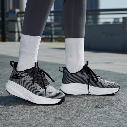 Image of ZOVE Womens Walking Shoes Cushioning Non-Slip Breathable Running Sneakers Tennis Comfortable Athletic Gym Workout Casual Shoes Lightweight Sports Cross Training Fashion Sneakers