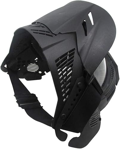 Miniatura 6 de Máscara táctica Airsoft, para caza de Airsoft BB, juego CS de cara completa, equipo táctico resistente a los impactos con gafas, esquí de motocross,